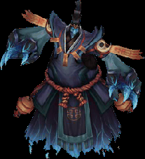 蓝面恶魔素材